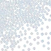 PH PandaHall 3000pcs 3mm Seed Beads, 8/0 AB Color Seed Beads Glass Spacer Bead Mini Transparent Bead for Jewelry Making, Earrings, Bracelets, Necklaces, Key Chains, 1mm Hole