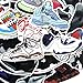 60 PCS Laptop Sticker Jordan AJ Sneakers Theme Stickers Waterproof Vinyl Scrapbook Stickers Car Motorcycle Bicycle Luggage Decal