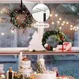 lmytdo Over Door Hooks 2Pcs Rustproof Plastic Anti-Scratch Fits Doors Under 3.7 view 3