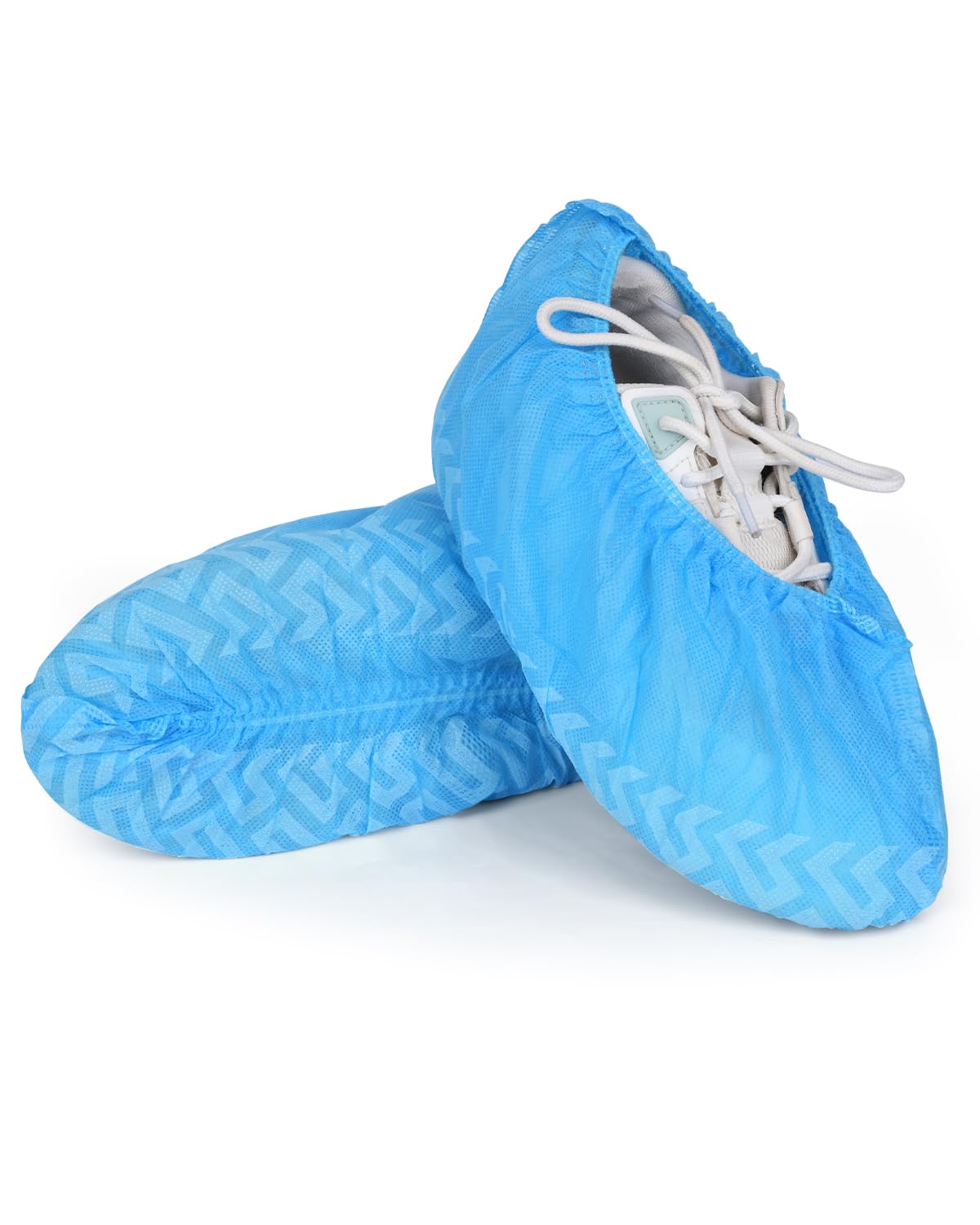 Photo 1 of Buself 200 Count Shoe Covers Disposable Non-Slip, Premium Cloth Boot Covers, Slip-resistant, Durable, Breathable, Non-toxic, Recyclable