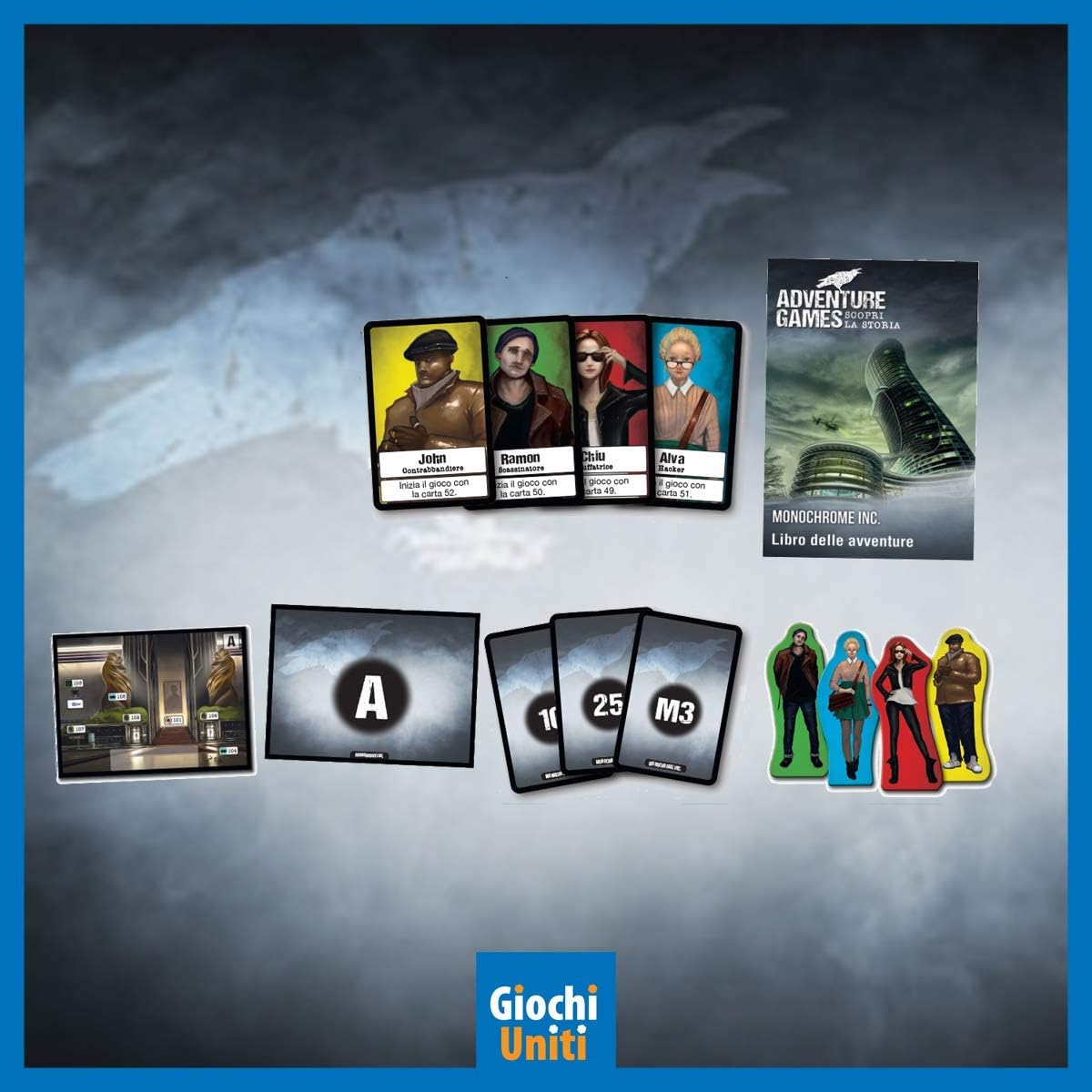 Giochi Uniti - Adventure Game: Monochrome Inc., Italian Edition, GU661, Multi-coloured - Image 5