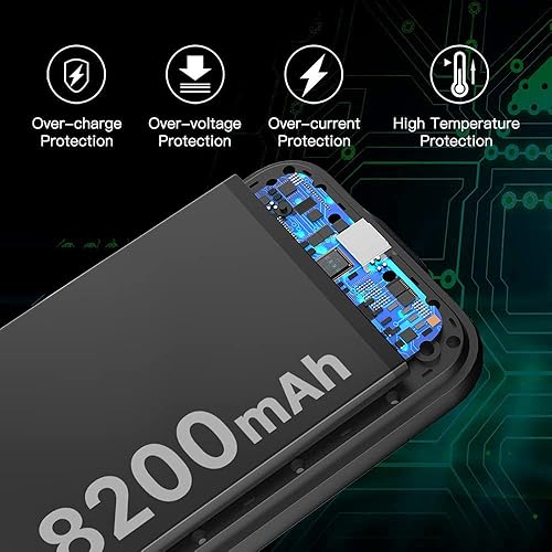 Battery Case for iPhone 12 Pro 8200mAh (2023 New