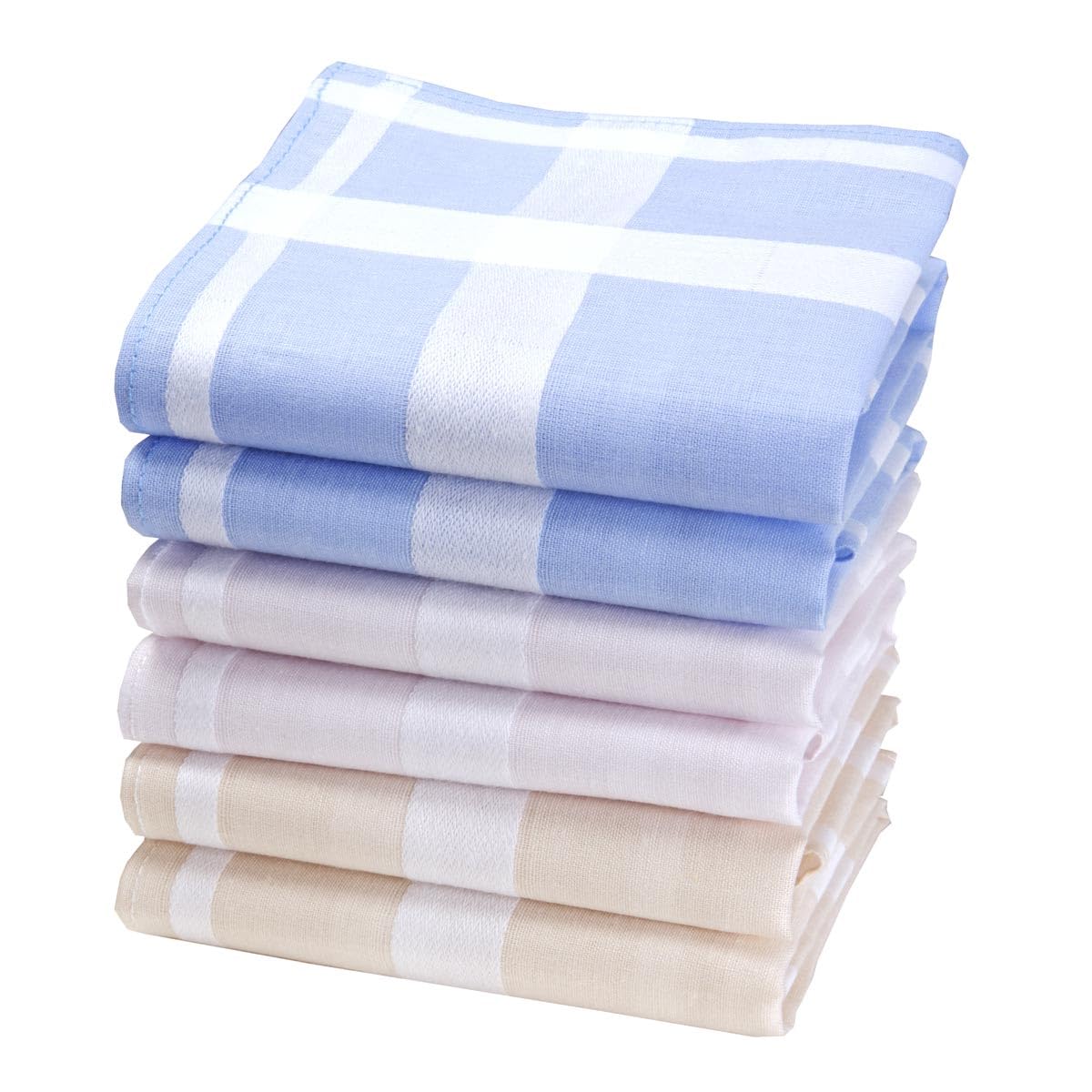 merrysquare Discreet Unicolored Women's Handkerchiefs - Small Size 28cm x 28cm - 100% Cotton - Suzon Model (6)