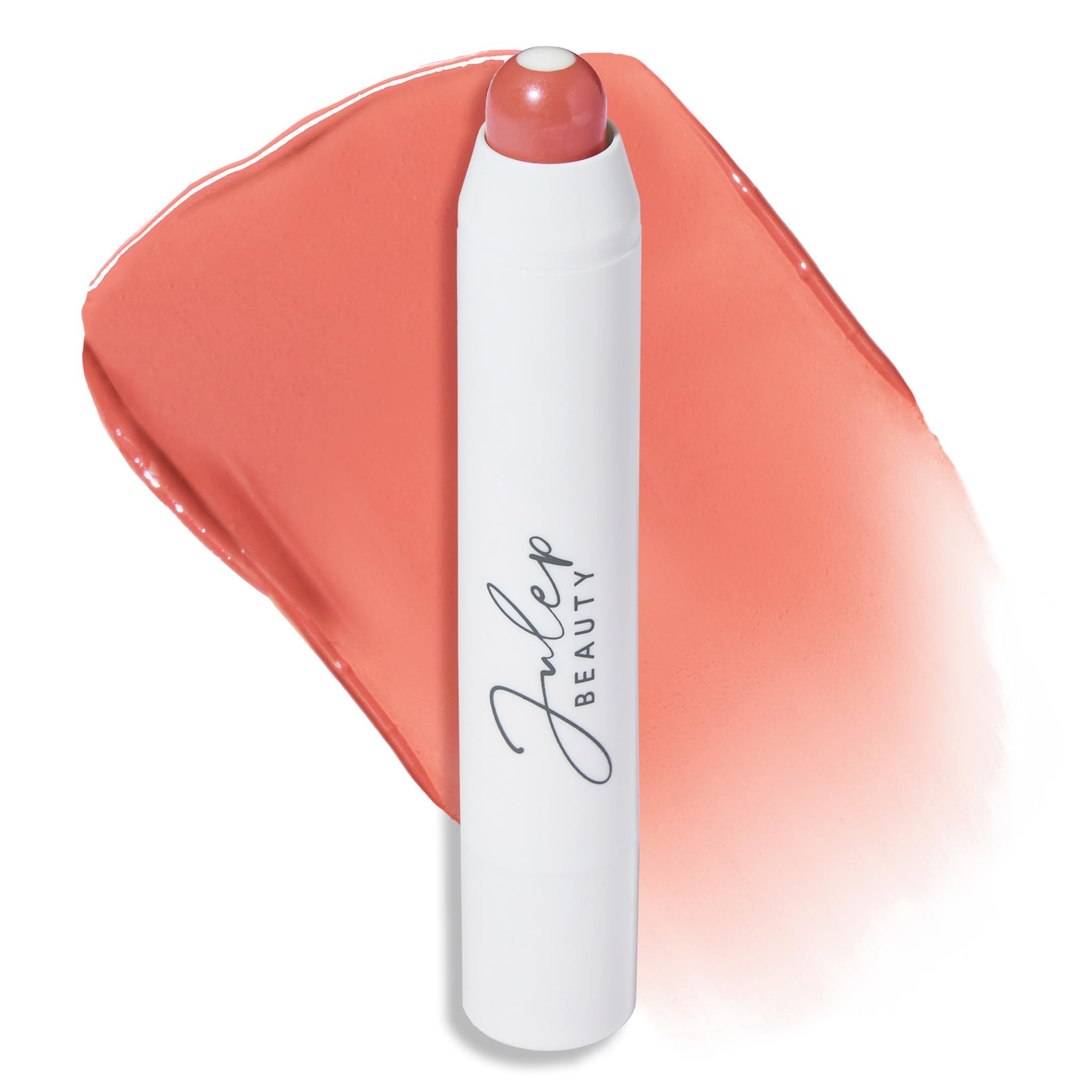 Julep It's Balm Full Coverage Lip Crayon (Nectar Pink Creme) Hydrating, Nourishing Lip Colour - Smooth, Highly Pigmented, Semi-Gloss Finish - Buildable Lipstick with Nourishing Vitamin E Lip Balm Core