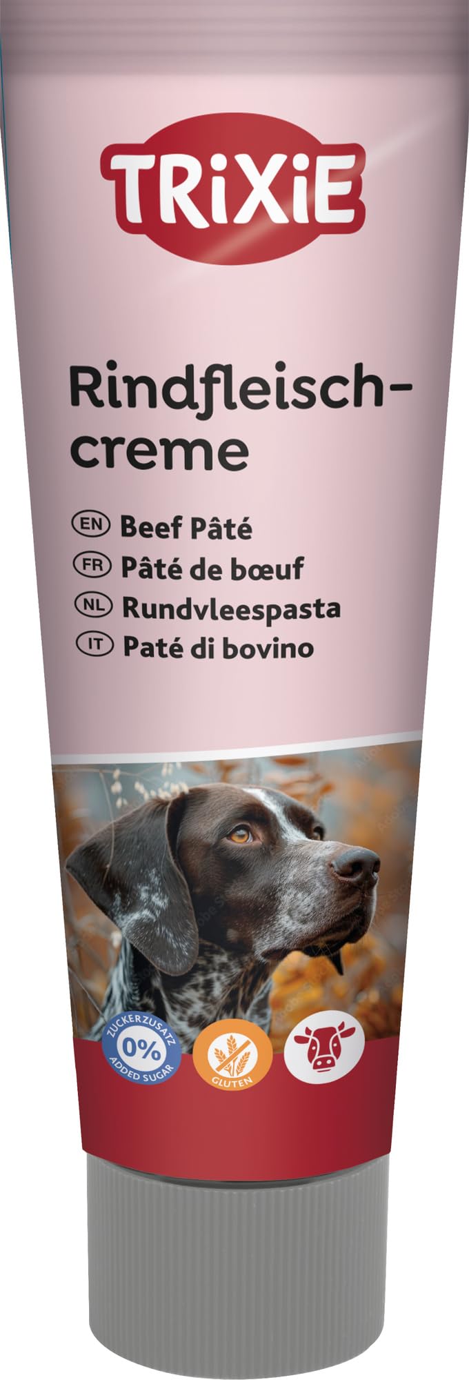TRIXIE Beef Cream – Dog cream as a snack – Great reward effect – Ideal for administering medication – Gluten-free – No added sugar – 110 g – 31841 — image 1