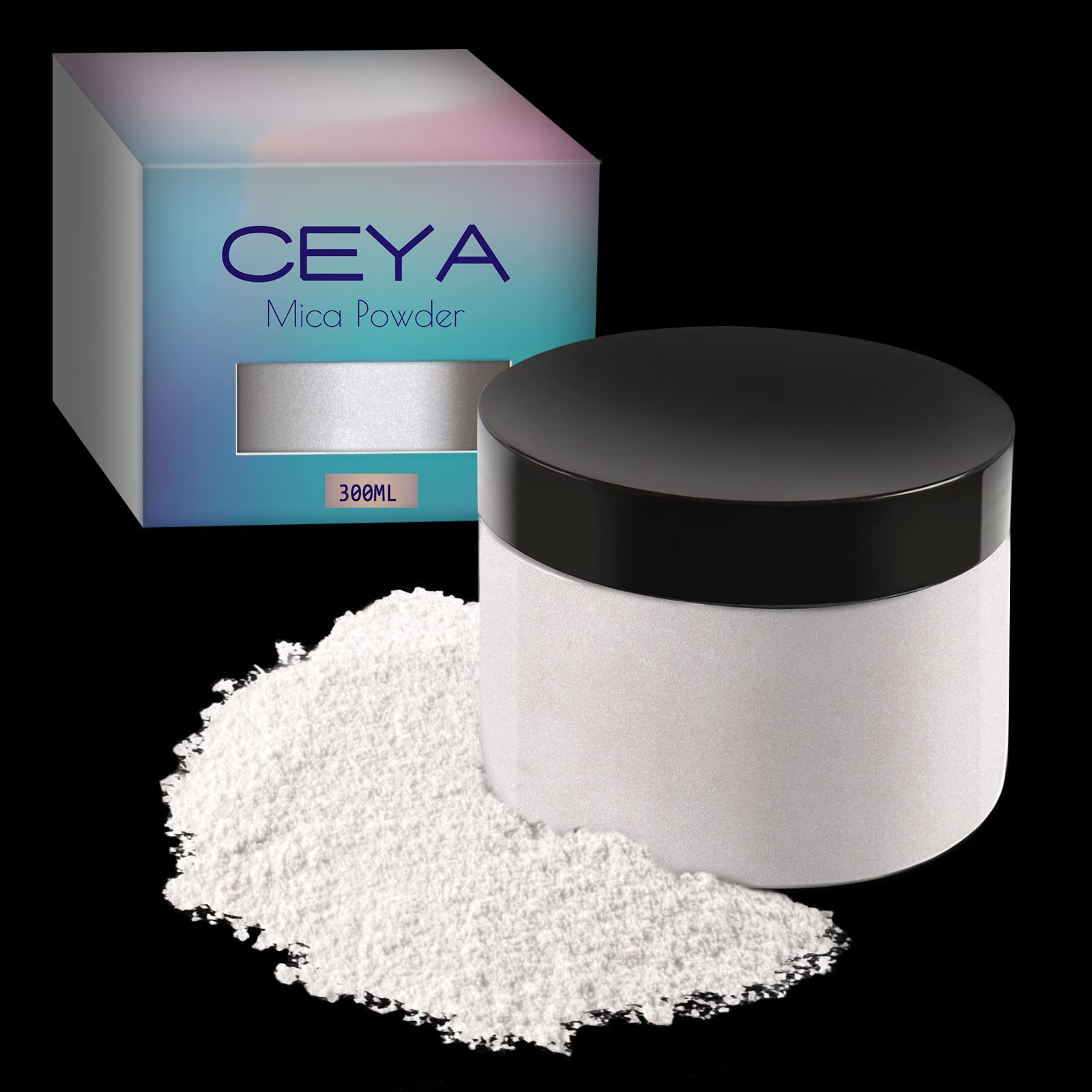 Photo 1 of Ceya Mica Powder, 5.3oz/ 150g Porcelain White Pearlescent Effect Colorant Pigment Powder for Epoxy Resin, Tumblers, Slime Bath Bomb, Soap Dye, Slime, Candle, Resin Crafting, Paint,Jewelry, Nail Polish