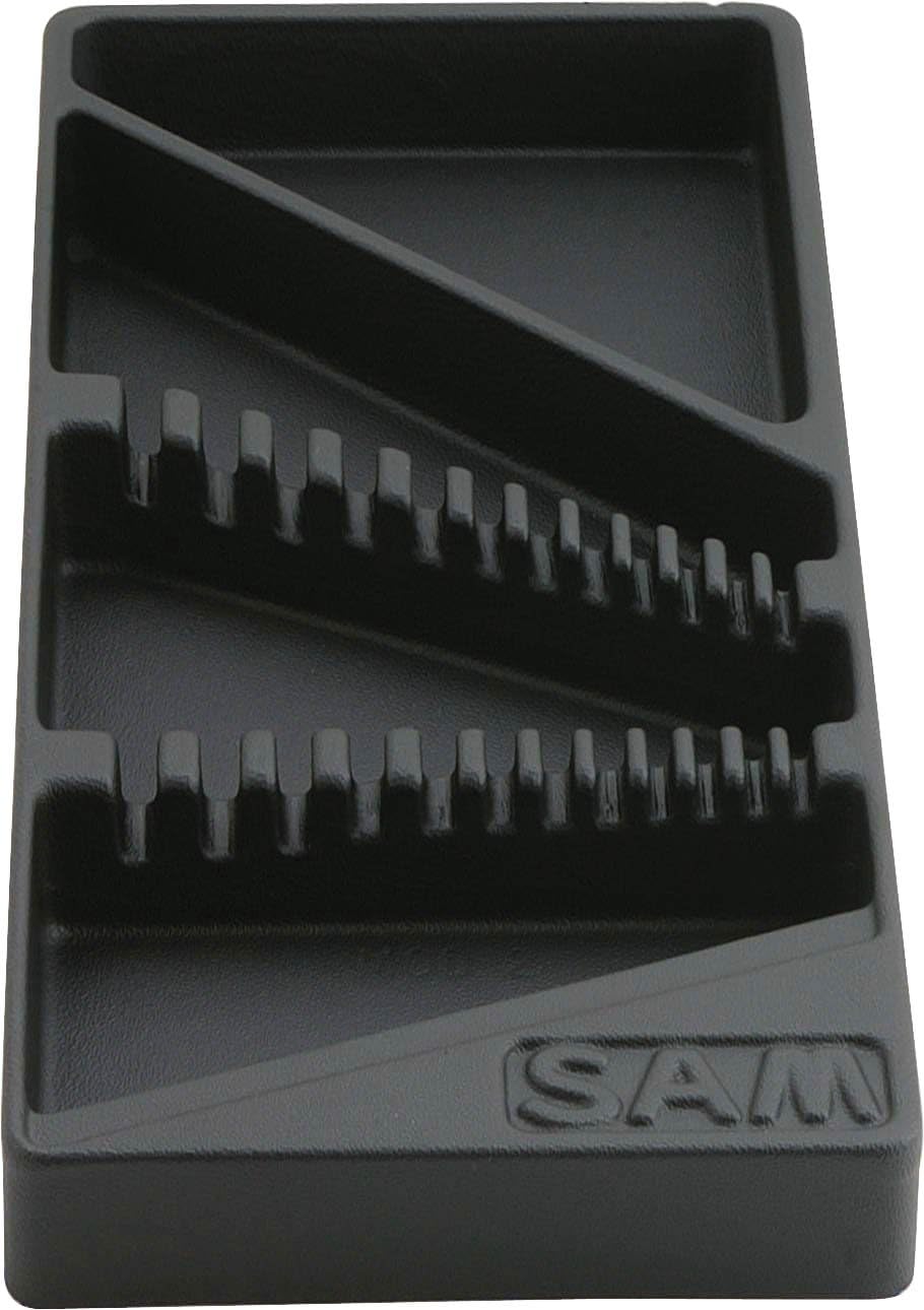 Sam Outillage MOD-2 Empty Trolley Tray for Flat and Combination Wrenches, Black