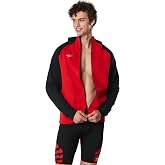 Speedo unisex-adult Sweatshirt Full Zip Hooded Jacket Team Warm Up