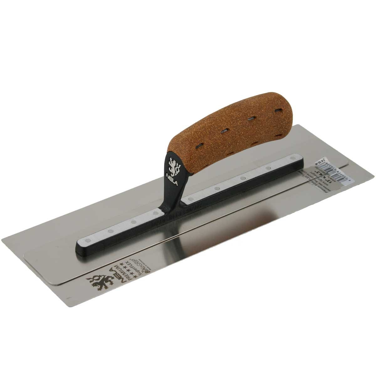 Nela Premium SuperFLEX Finishing Trowel 13" x 4.3" Cork Handle BiKo