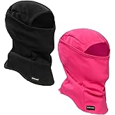 KOOLSOLY Ski Mask Balaclava Cold Weather Warm and Fleece Face Mask Neck Warmer Full Face Mask for Men&Women