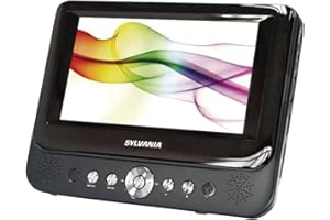 Sylvania SDVD9957 Portable DVD Player with Dual 9" Screen (Black)