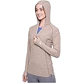 MERIWOOL Women’s Base Layer Hoodie Lightweight Merino Wool Long Sleeve Thermal
