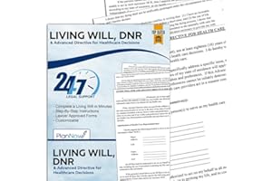 PlanNow 2026 Living Will Kit & Medical Power of Attorney Forms - Do-it-Yourself Legal Forms Advance Health Care Easy Instructions Attorney-Approved Cost-Effective Live Legal Support