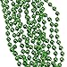 A Dozen Green Beads - Shiny Green Bead Necklaces
