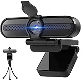 saylas 2K Webcam with Microphone, 78°FOV FHD PC Camera with 2K/30fps, 1080P/60fps, Privacy Cover, Plug & Play USB Web Cam, Autofocus, External Webcam for PC, Computer Web Camera for Laptop, Mac, Zoom