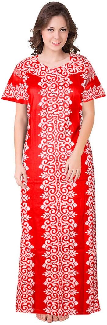 Silver Organisation 100% Cotton Women's Nighty