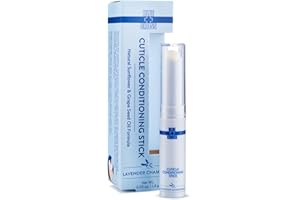 Blue Cross Cuticle Balm Conditioning Stick, Scented Cuticle Softener Oil Balm, Nourishing Sunflower & Grape Seed Oil, Professional Nail Care Supports Dry + Damaged Cuticles, 0.05oz, Lavender Chamomile