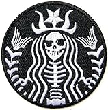 STARBUCKS Coffee Zombie Logo Symbol Jacket T-shirt Patch Sew Iron on Embroidered Sign Badge Costume Clothing