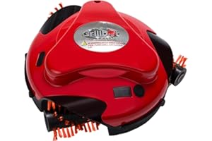 Grillbot Automatic Grill Cleaning Robot with Nylon Brushes, BBQ Grill Cleaner, Grill Brush, Grill Scraper, BBQ Accessories (Red Grillbot)