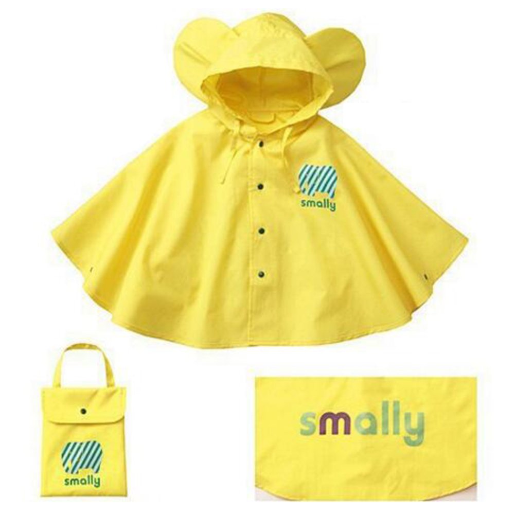Botetrade Baby Kids Rain Poncho Hooded Poncho Waterproof Suit Size 80