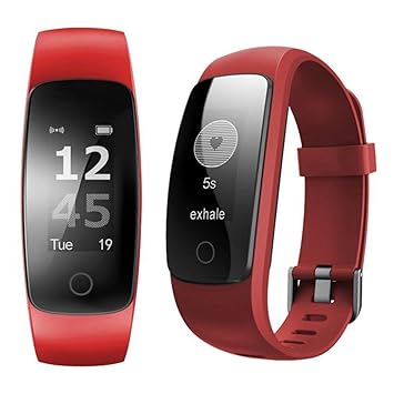 id107 Plus HR Heart Rate Monitor Smart pulsera - rojo ...