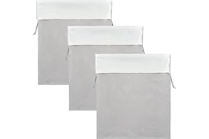 Segbeauty Velvet Satin Bags with Drawstring, 3pcs Gray Travel Organizer Bag for Diffuser Hair Dryer 15.7x11.8in, 40x30cm Drawstring Velvet Bag for Hair Tools, Travel Storage Bags with Satin Liner