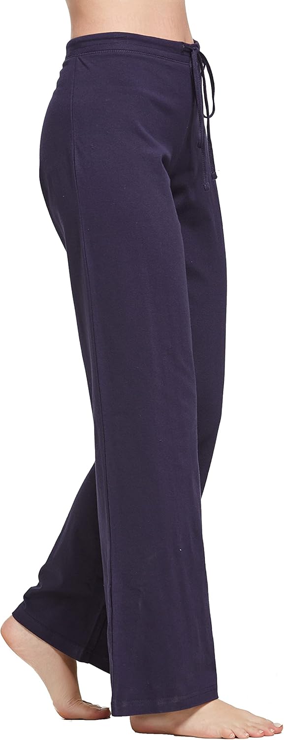 CYZ Womens Casual Stretch Cotton Pajama Pants Simple Lounge Pants