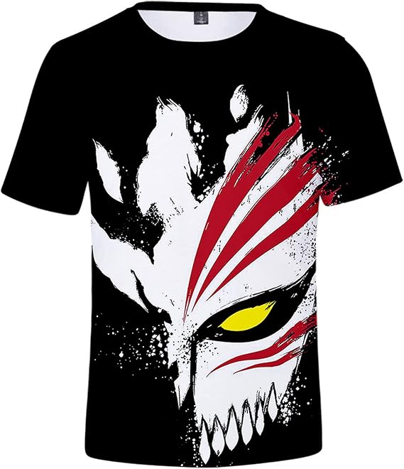 CHFFang Teenagers Bleach Anime TShirt 3D Digital Printed Novelty Tee