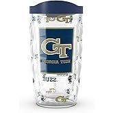 Tervis Georgia Tech Yellow Jackets - Overtime Made in USA Double Walled Insulated Tumbler Travel Cup Keeps Drinks Cold & Hot, 10oz, Classic