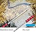 godehone Telescoping Flagpole,Stainless Steel Banner Tour Guide Teachers Flag Sign Collapsable Pole