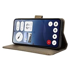 Elubugod Compatible with Nothing Phone 3A Leather