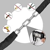 Diyife Heavy Duty Bike Lock 0.9m Anti-Theft Chain with 3 Keys Weatherproof view 3