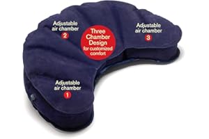 MOBILE MEDITATOR Air Meditator Inflatable Meditation Cushion and Travel Pillow – Meditate on Air in Total Comfort with Adjustable Three-Chamber Design for Enhanced Posture and Portability, Purple