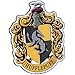 Fan Emblems Harry Potter Domed Chrome Car Decal - Hufflepuff Crest