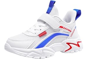 Boys Girls Basketball Shoes High Top Lace-Up Strappy Mesh Breathable Athletic Sneakers School Non-Slip Outdoor Shoes
