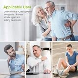 AUVON Rechargeable TENS Machine Muscle Stimulator 24 Modes 8 Pads view 7