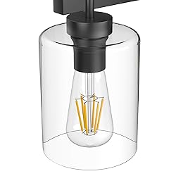 Aipsun 2 Lights Black Vanity Light Fixtures Over