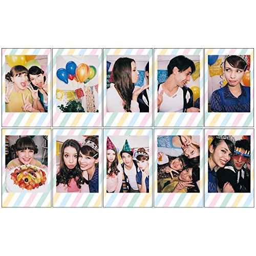 image for Fujifilm Instax Mini 5 Pack Bundle Includes Stained Glass, Comic, Stri