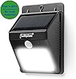 Swiftly Done Bright Solar Power Outdoor LED Light No Tools Required Peel and Stick Motion Activated