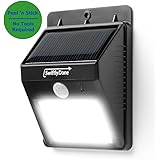 Swiftly Done Bright Solar Power Outdoor LED Light No Tools Required Peel and Stick Motion Activated