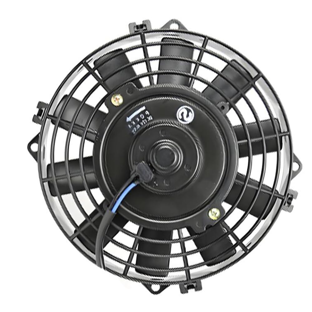Photo 1 of VIGORWORK Universal 8" Slim Electric Radiator Cooling Fan, High Performance 12V 80W for Street/Rat/Hot Rod Classic Muscle Car Black