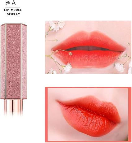 Wormeng Maquillage Wodwod Rouge à Lèvres étoilé Rouge à