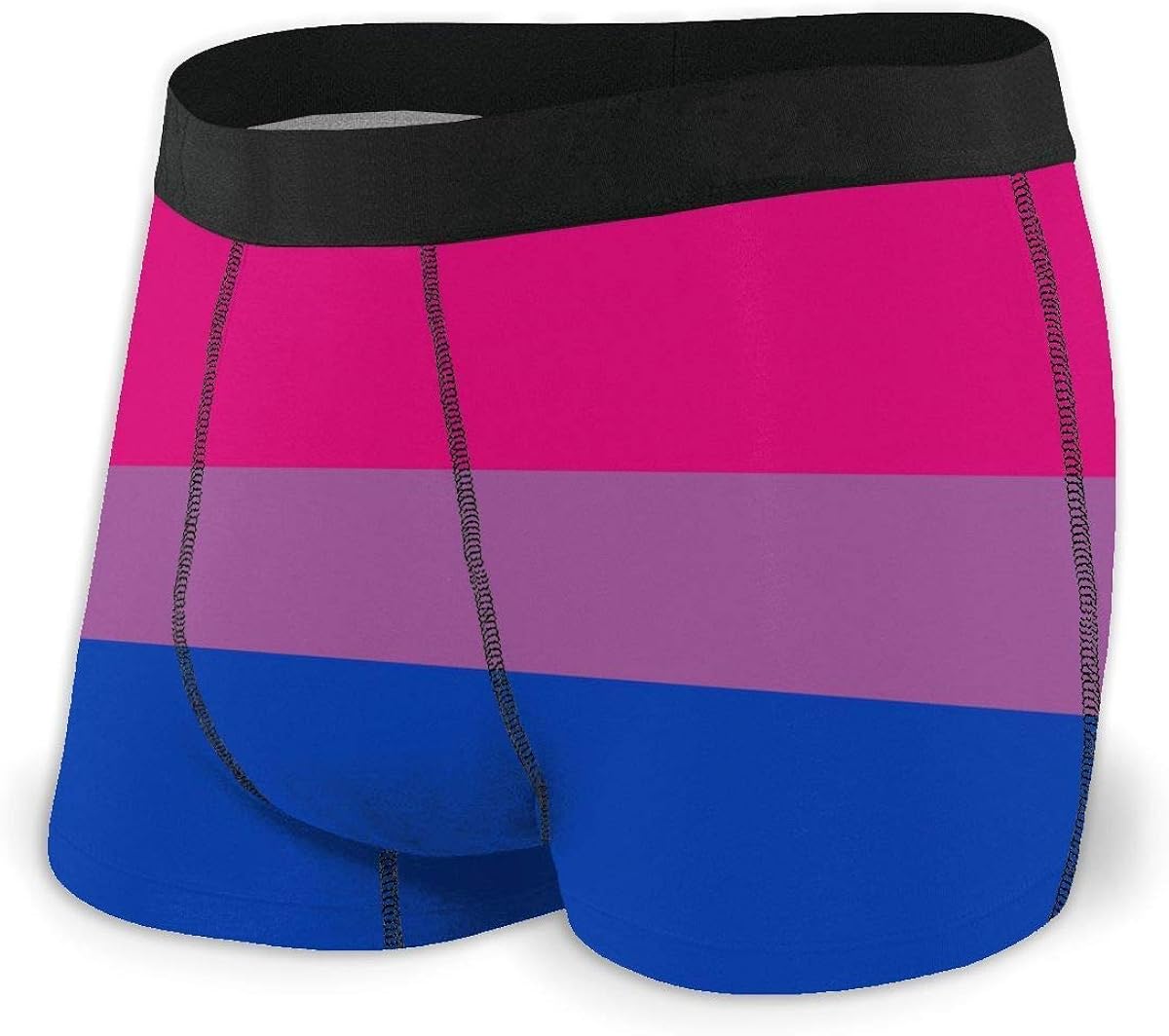 fenrris65 Brief Bisexual Pride Flag Brief Shorts Underwear Lightweight