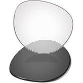 Vonxyz Replacement Lenses for Ray-Ban Meta Headliner RW4009 50mm Smart Glasses - Transition Lenses - Clear Black Photochromic Activated