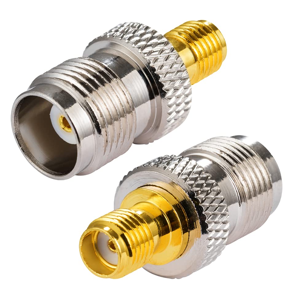 Vecys 4G Antenna Adapter SMA Adapter TNC Female to SMA Female 2G 3G 4G LTE Antenna Router CB Antenna Radio WiFi WiMax Antennas Wireless