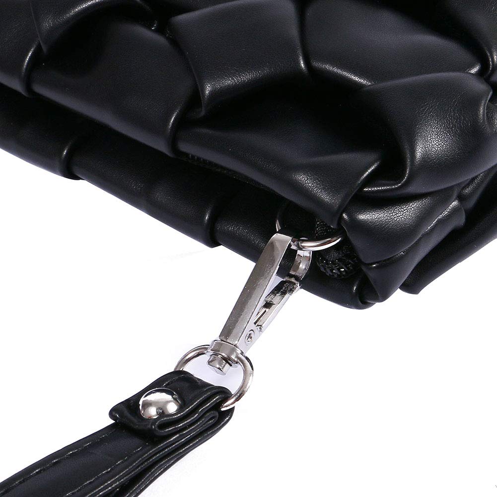 TENXITER Soft Leather Wristlet Clutch Fashion Small Crossbody Bag Chain Strap Cell Phone Purse for Women