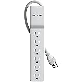 Belkin 6-Outlet Commercial Power Strip Surge Protector with 6-Foot Power Cord, 720 Joules (BE106000-06-CM)