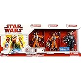 Star Wars, 2009 Legacy Collection, Evolutions Exclusive Action Figures, Rebel Pilot Legacy Series III (3), 3-Pack, 3.75 Inches