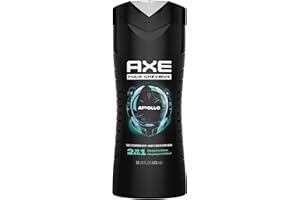 AXE 2 in 1 Shampoo for Clean & Strong Hair Apollo Sage & Cedarwood Men's Shampoo & Conditioner in a 100% Recycled Bottle 473 