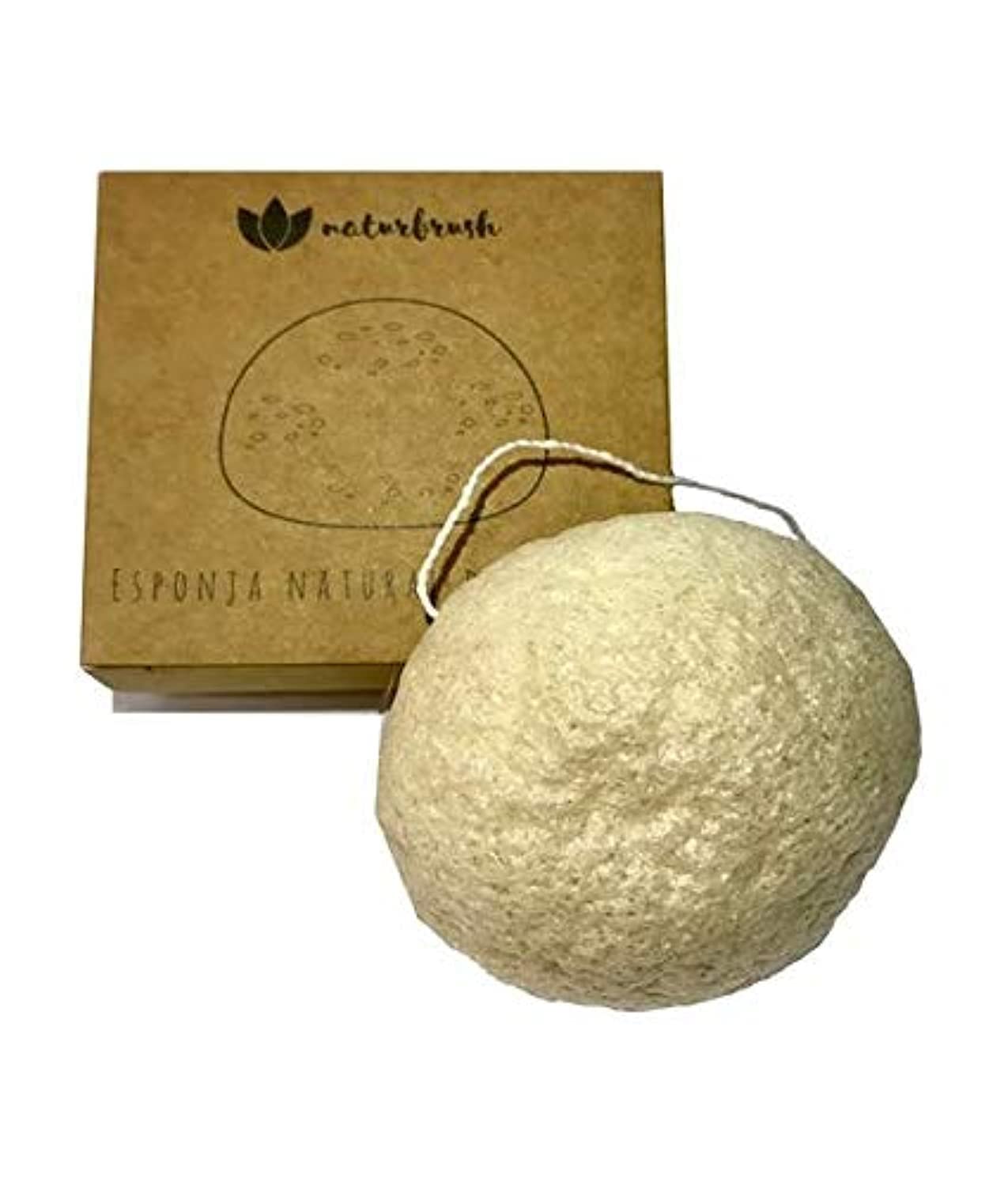 Naturbrush Sponge Konjac Large 7.5 cm 100 Fibre Nat Root P 100 ml